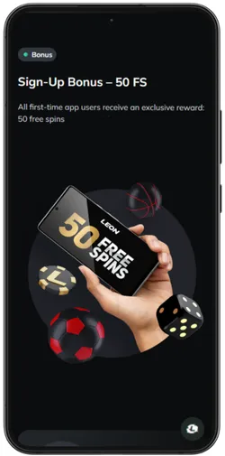 App Bonus 50 Free Spins Leon Casino