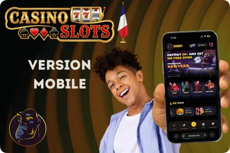 Version mobile Donbet casino accessible sur smartphone